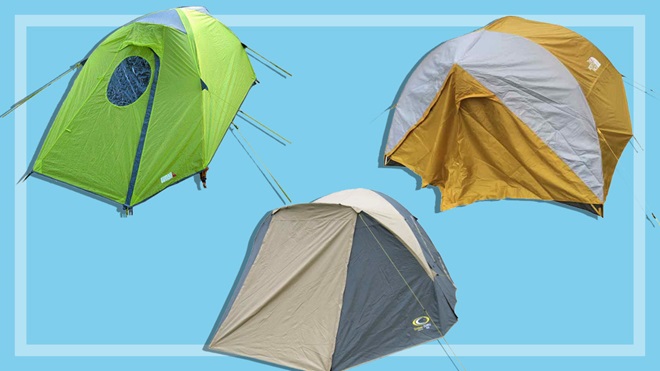 three tents